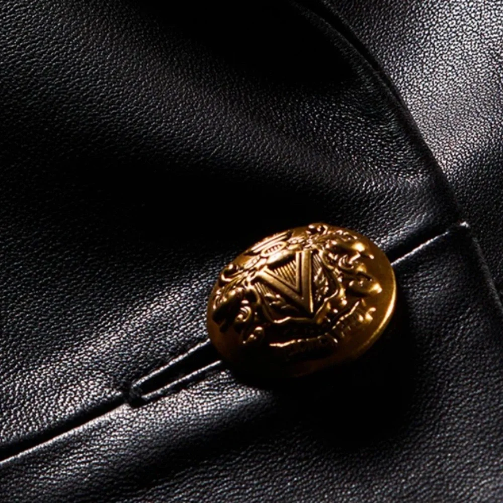 Veronica Beard Vega Leather Dickey Jacket - Picture 3 of 8